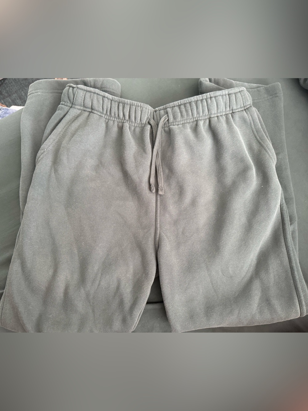 ORIGINALS Green Fleece Drawstring Sweatpants